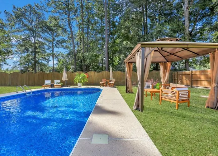 Savannah 5Br Pool, Jacuzzi, Firepit, Sports, Games